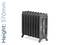 PA-OXF-570-TH - Paladin Oxford 3 Column Cast Iron Radiator H570mm x W2132mm PA-OXF-570-TH - Paladin Oxford 3 Column Cast Iron Radiator H570mm x W2132mm